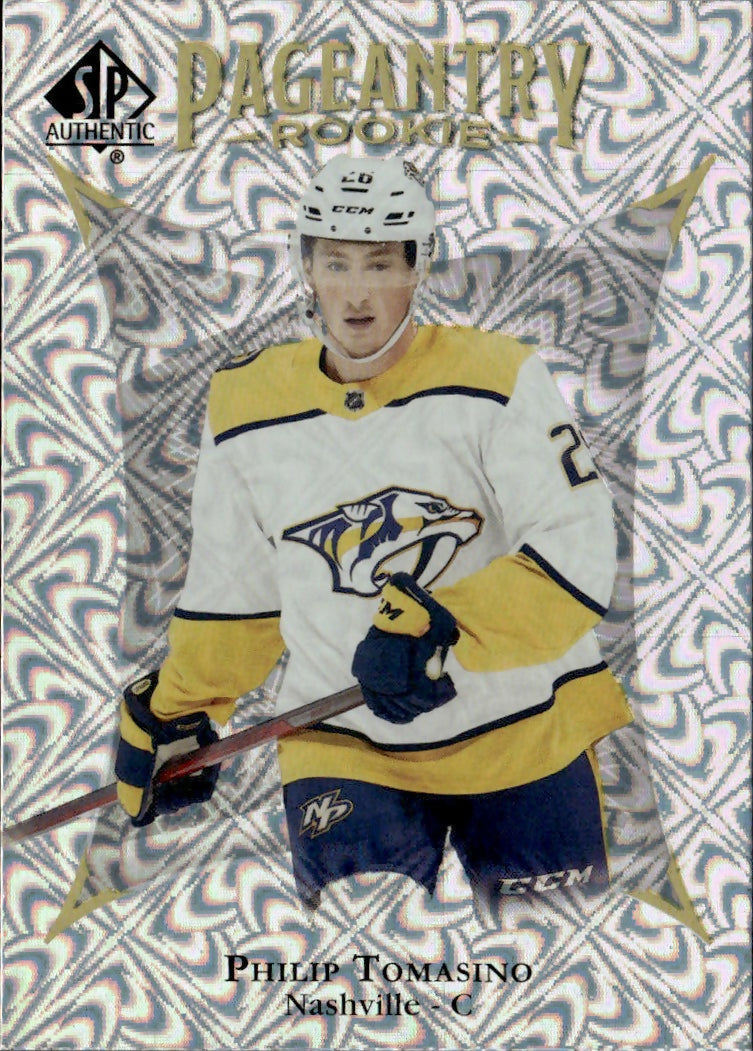 2021-22 Upper Deck SP Authentic Hockey - Pageantry #P-62 Philip Tomasino - Nashville Predators - A