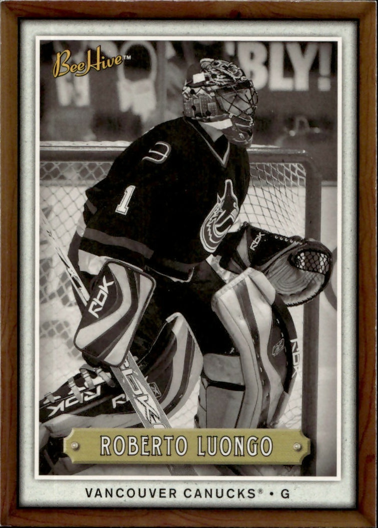 2006-07 Upper Deck - Bee Hive Hockey - Base #4 Roberto Luongo - Vancouver Canucks - A