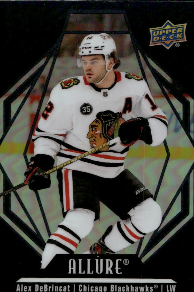 2022-23 Upper Deck Allure Hockey - Base - Black Rainbow #56 Alex DeBrincat - Chicago Blackhawks - A