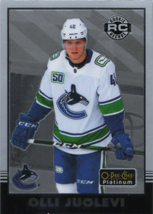 2020-21 Upper Deck O-Pee-Chee Platinum - Retro #R-89 Olli Juolevi - Vancouver Canucks - A