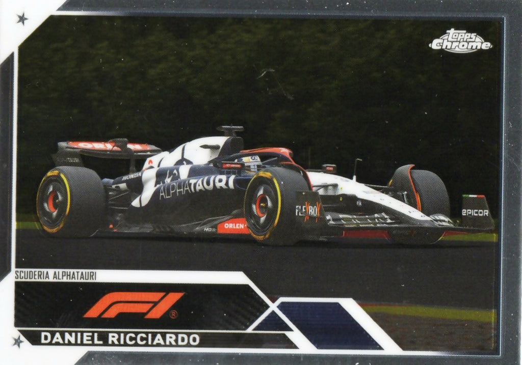 2023 Topps Chrome Formula 1 Base #114 - F1 Cars Daniel Ricciardo - Scuderia Alphatauri - A