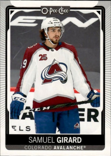 2021-22 Upper Deck O-Pee-Chee Hockey - Base #250 Samuel Girard - Colorado Avalanche