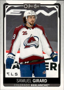 2021-22 Upper Deck O-Pee-Chee Hockey - Base #250 Samuel Girard - Colorado Avalanche