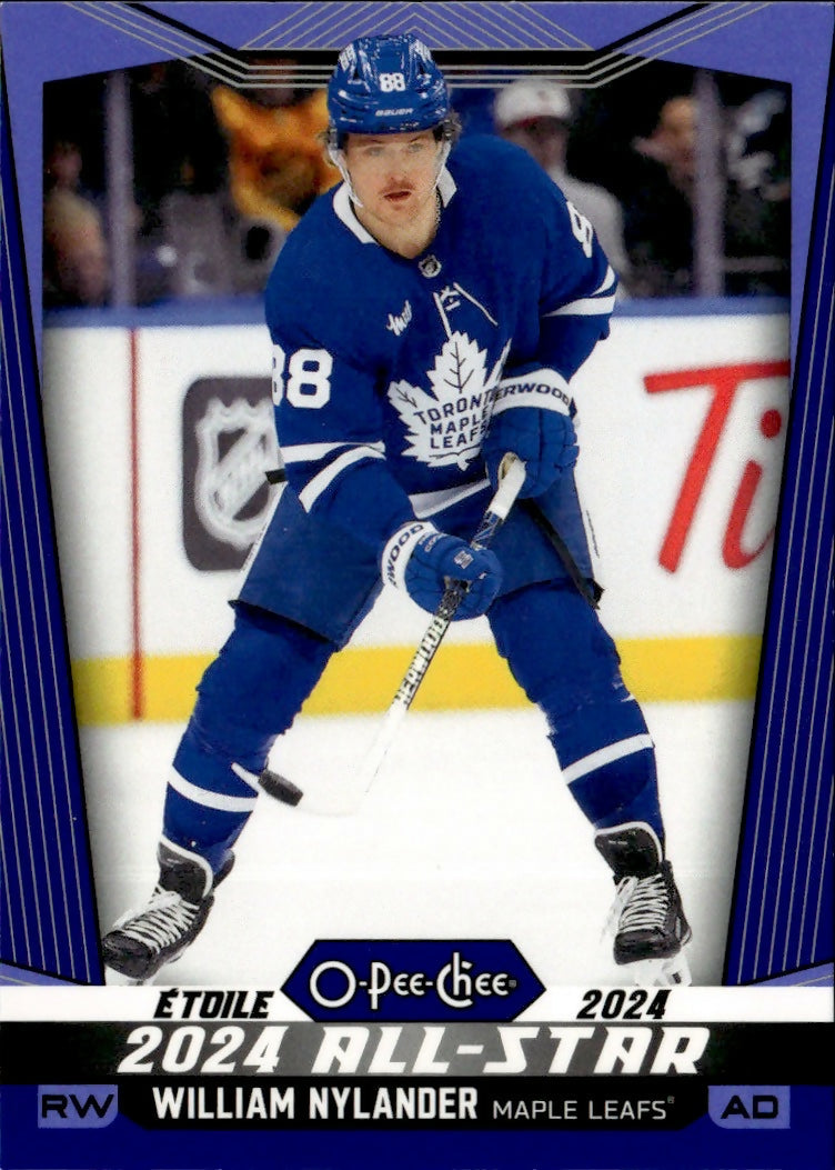 2024-25 Upper Deck O-Pee-Chee - Base - All Star - Blue #519 William Nylander - Toronto Maple Leafs - A