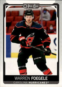 2021-22 Upper Deck O-Pee-Chee Hockey - Base #469 Warren Foegele - Carolina Hurricanes