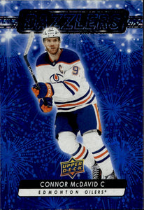 2023-24 Upper Deck Series 2 Hockey - Dazzlers - Blue #DZ-86 Connor McDavid - Edmonton Oilers - A