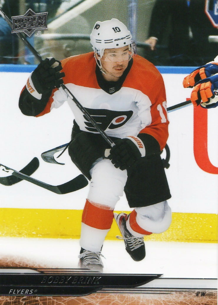 2024-25 Upper Deck Series 2 Hockey - Base - Clear Cut #374 Bobby Brink - Philadelphia Flyers - A