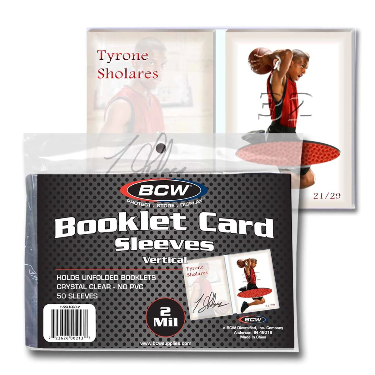 BCW Booklet Card Sleeves Vertical