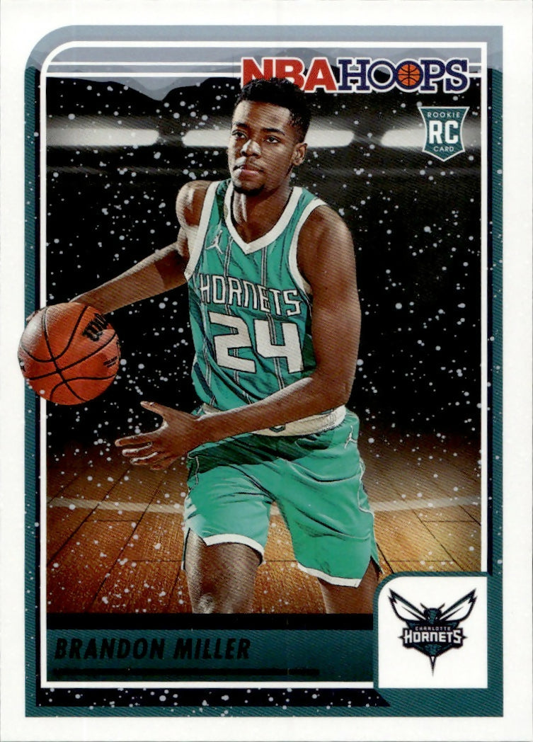 2023-24 Panini Hoops Basketball - Base #272 Brandon Miller - Charlotte Hornets - A