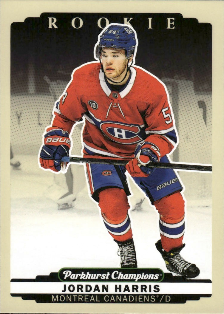 2022-23 Upper Deck Parkhurst Champions - Base #300 Jordan Harris - Montreal Canadiens