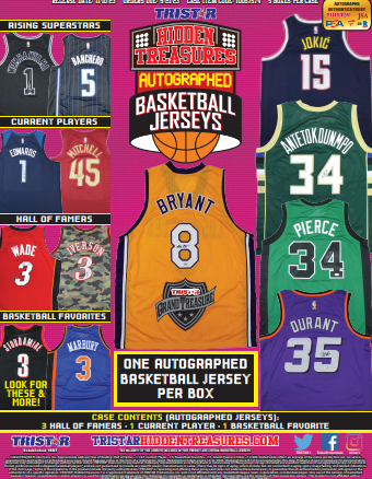 Tristar Hidden Treasures Autographed Basketball Jersey