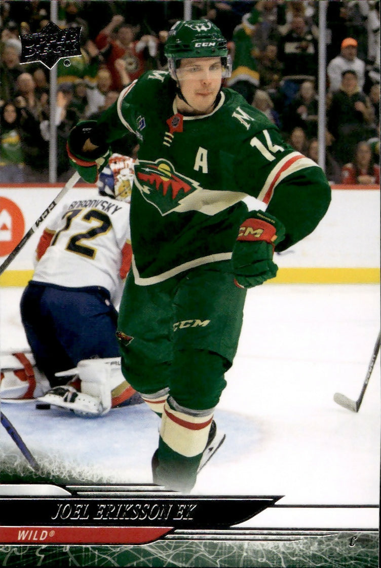 2024-25 Upper Deck Series 1 Hockey - Base #93 Joel Eriksson EK - Minnesota Wild - A