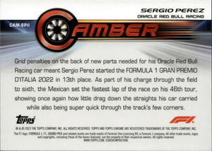 2023 Topps Chrome Formula 1 Camber #CAM-SPII Sergio Perez - Oracle Red Bull Racing - B