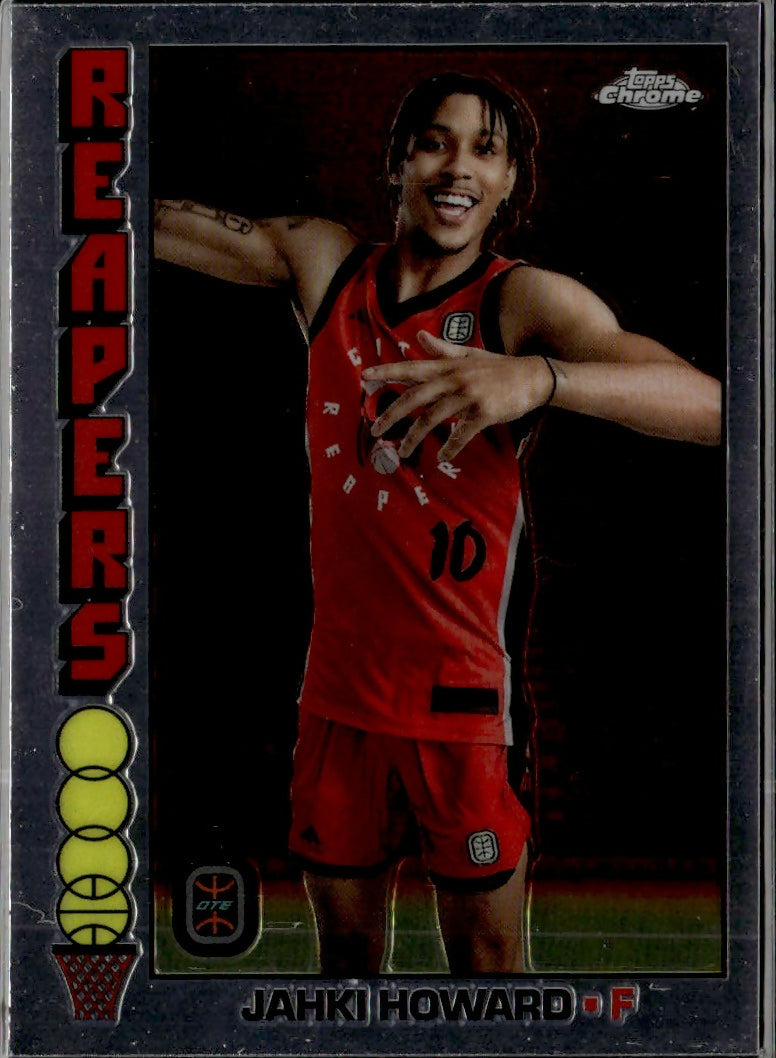 2023-24 Topps Chrome OTE Overtime Elite - 1976 Topps Basketball #TB-19 Jahki Howard - City Reapers - A