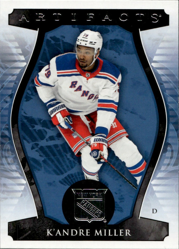2023-24 Upper Deck Artifacts Hockey - Base #52 K'Andre Miller - New York Rangers - A
