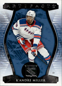 2023-24 Upper Deck Artifacts Hockey - Base #52 K'Andre Miller - New York Rangers - A
