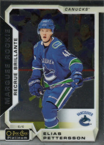 2018-19 O-Pee-Chee Platinum Hockey - Base - Marquee Rookie #151 Elias Pettersson - Vancouver Canucks