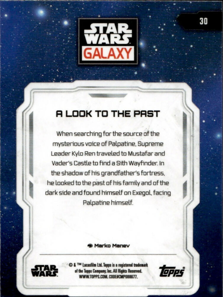 2024 Topps Star Wars Galaxy Chrome - Base #30 A Look To The Past - B