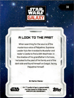 2024 Topps Star Wars Galaxy Chrome - Base #30 A Look To The Past - B