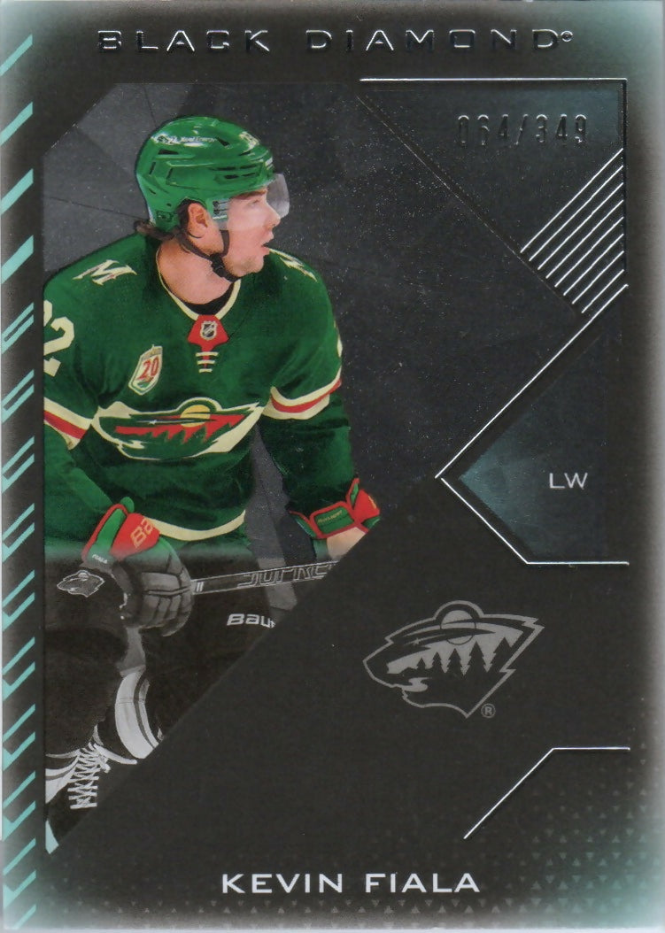 2021-22 Upper Deck Black Diamond Hockey - Base /349 #BDB-KF Kevin Fiala - Minnesota Wild