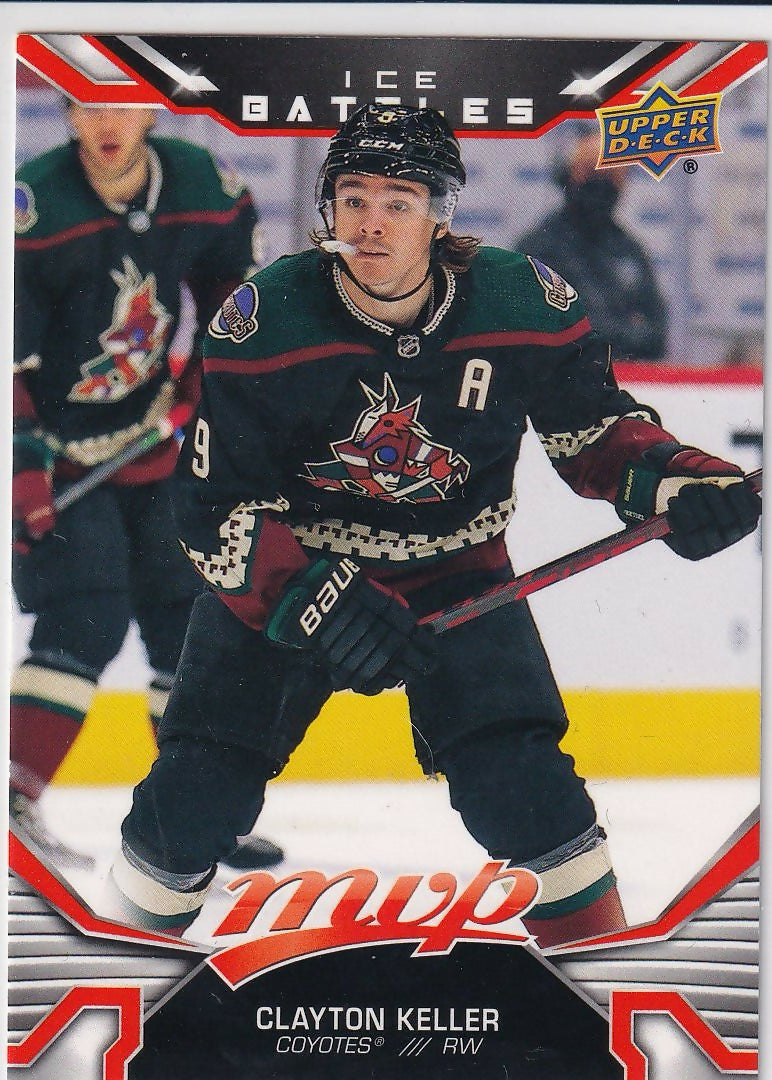 2022-23 Upper Deck MVP Ice Battles #84 Clayton Keller Arizona Coyotes