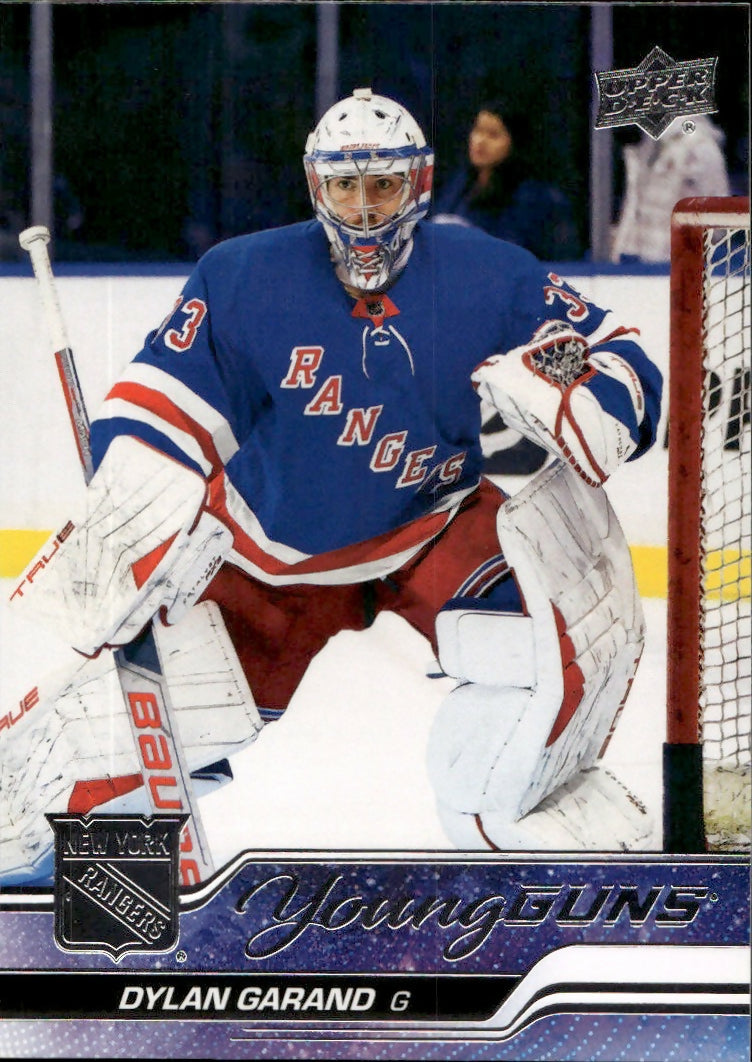 2023-24 Upper Deck Extended Series Hockey - Base - Young Guns #722 Dylan Garand - New York Rangers - A