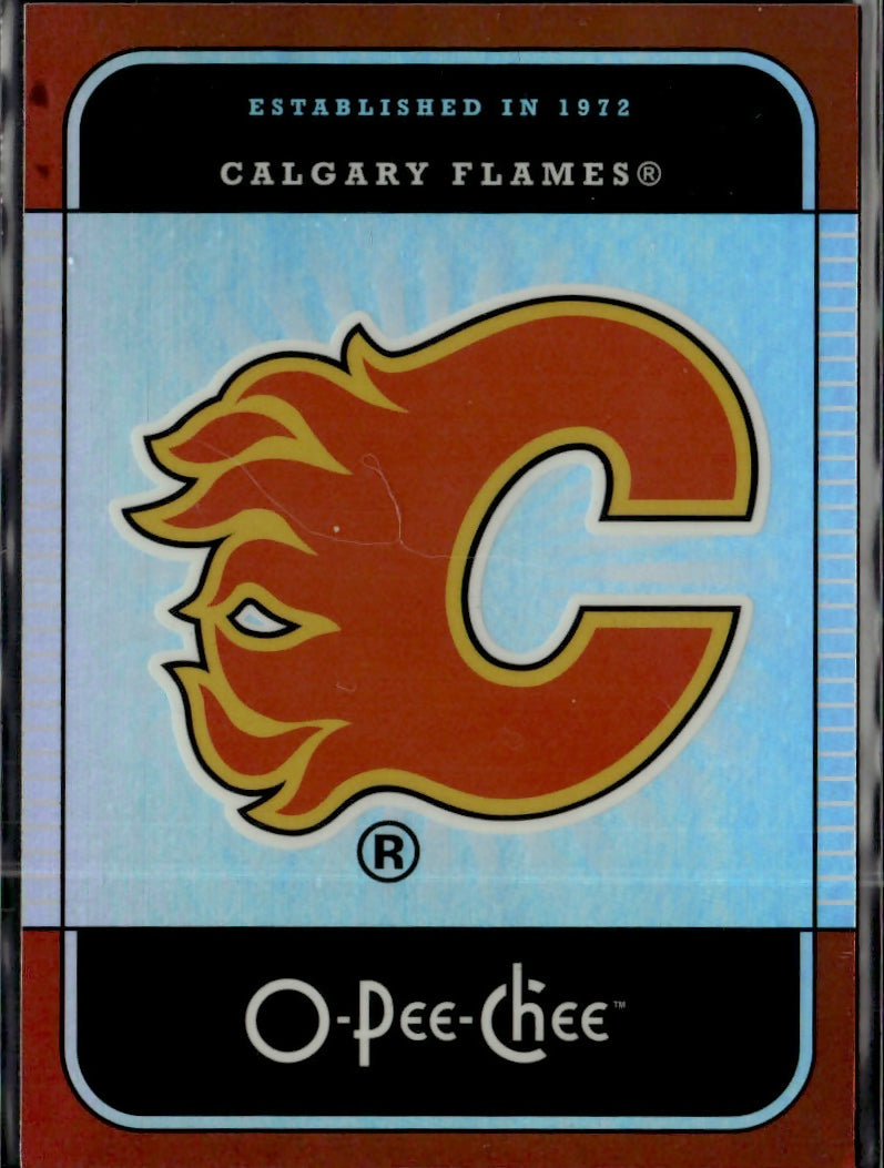 2007-08 O-Pee-Chee - Team Checklist #CL5 Calgary Flames - A