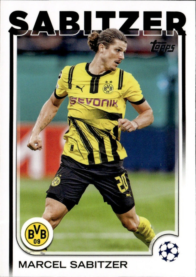 2024-25 Topps UEFA Club Competitions - Base #137 Marcel Sabtzer - Borussia Dortmund - A