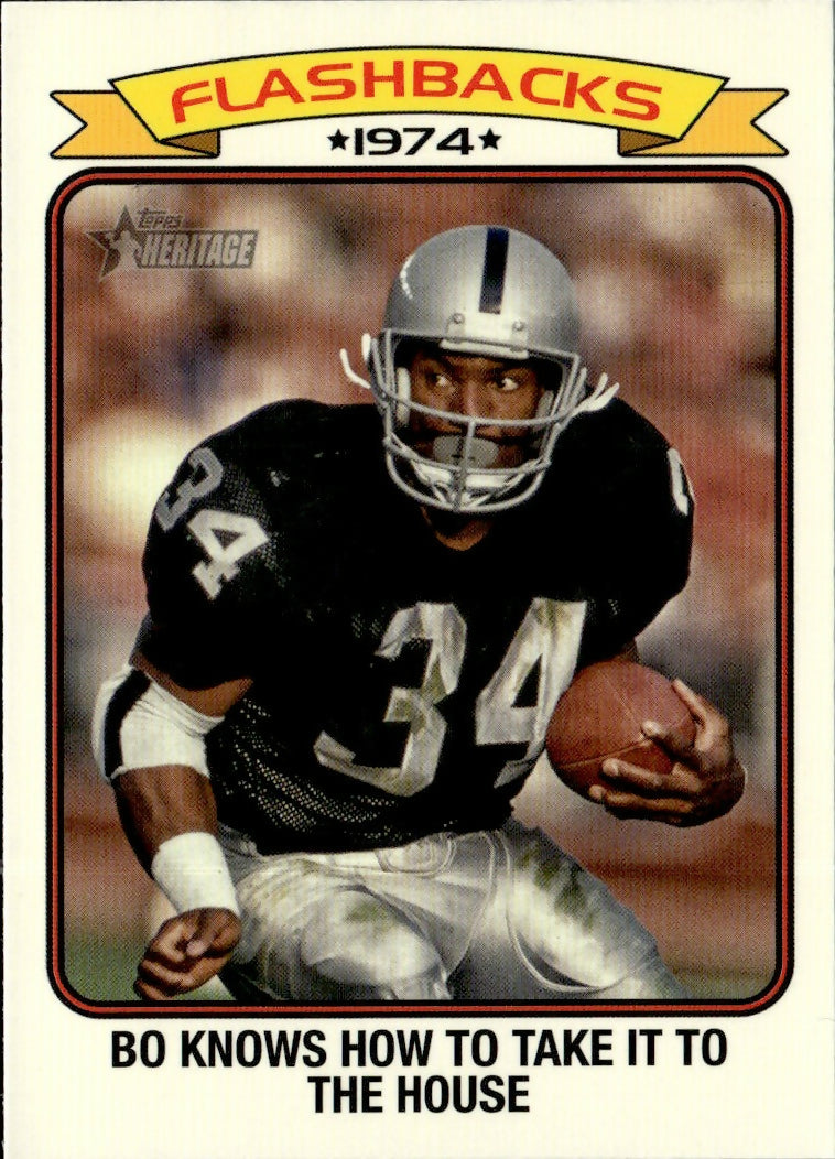 2023 Topps Composite Football Flashbacks #FF-21 Bo Jackson Los Angeles Raiders