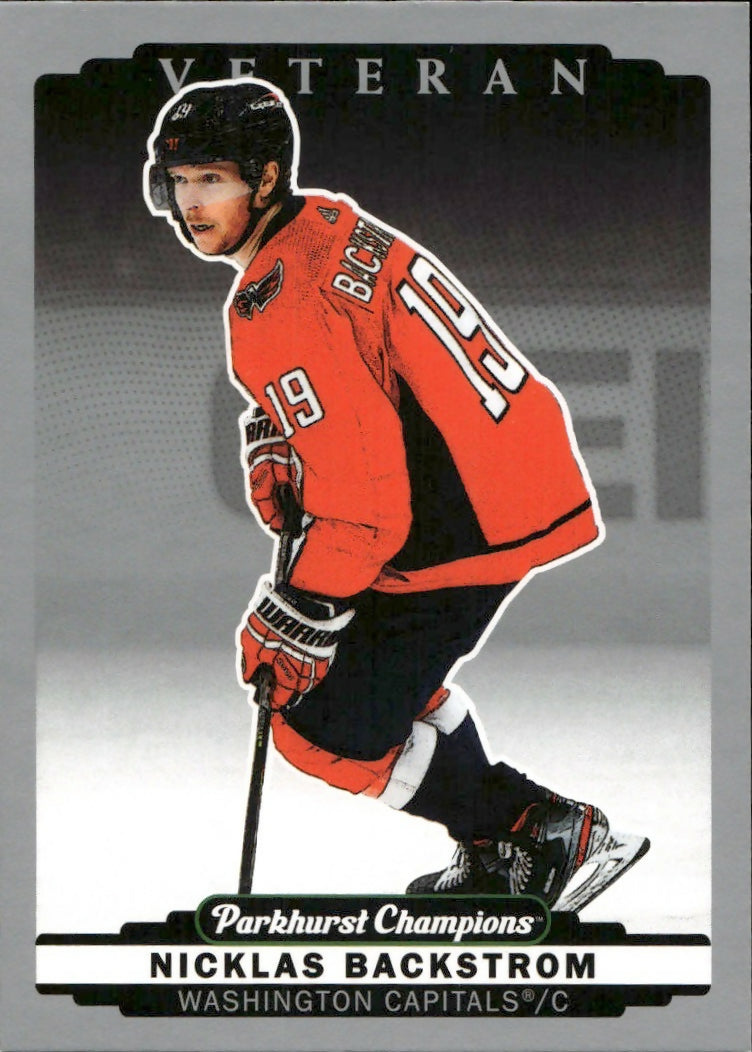 2022-23 Upper Deck Parkhurst Champions - Base - Silver #58 Nicklas Backstrom - Washington Capitals - A