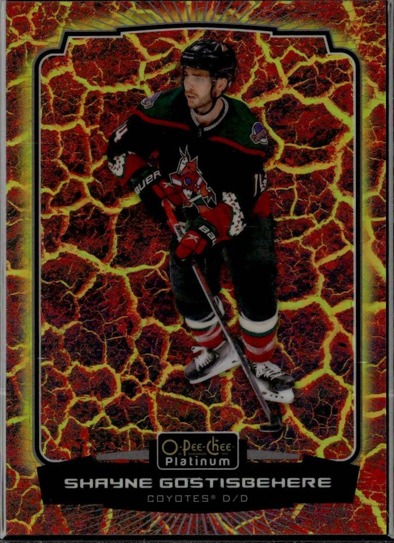 2022-23 Upper Deck O-Pee-Chee Platinum Hockey - Base - Hot Magma :499 #83 Shayne Gostisbehere - Arizona Coyotes - A