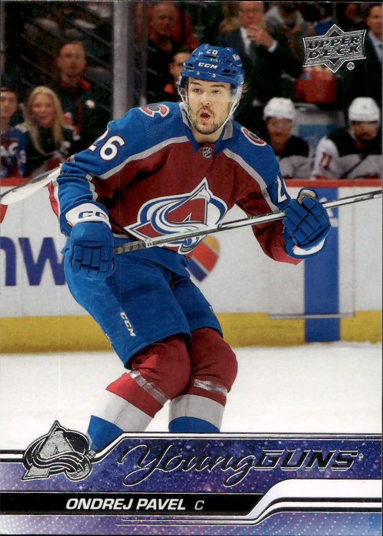 2023-24 Upper Deck Extended Series Hockey - Base - Young Guns #702 Ondrej Pavel - Colorado Avalanche - A