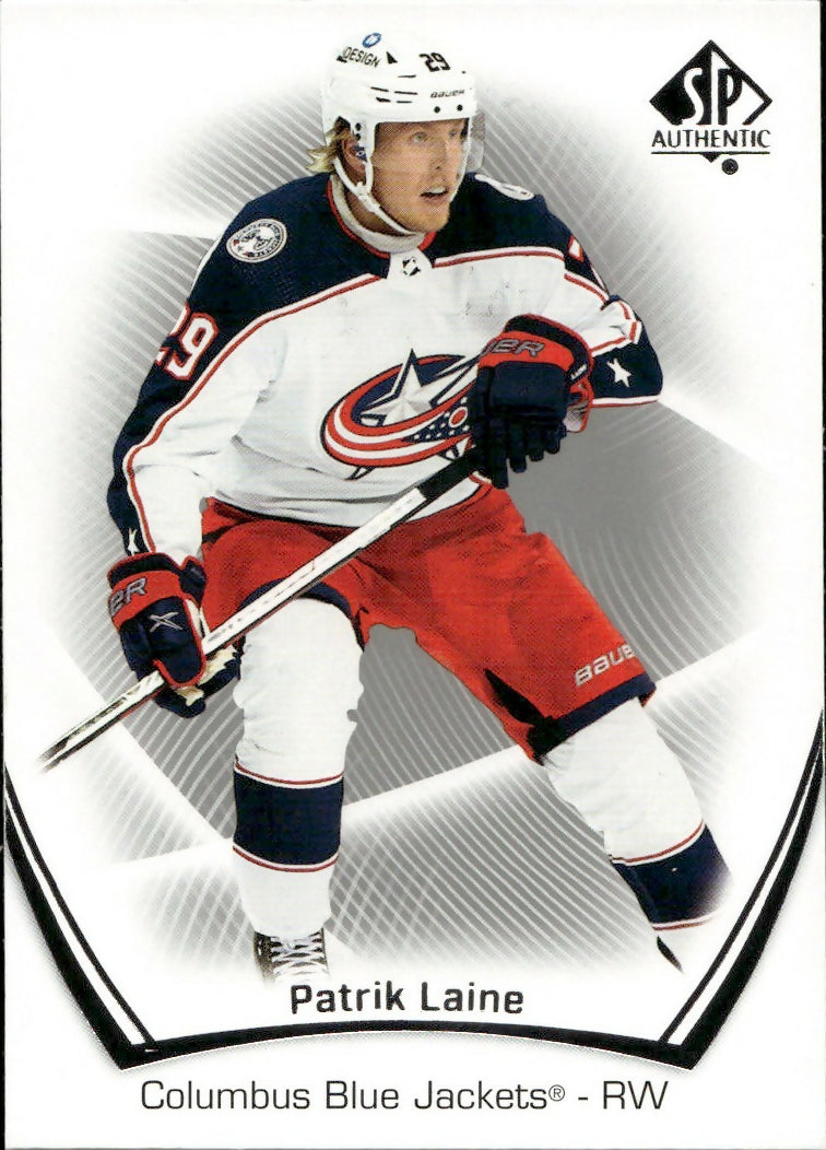 2021-22 Upper Deck SP Authentic Hockey - Base #3 Patrik Laine - Columbus Blue Jackets - A