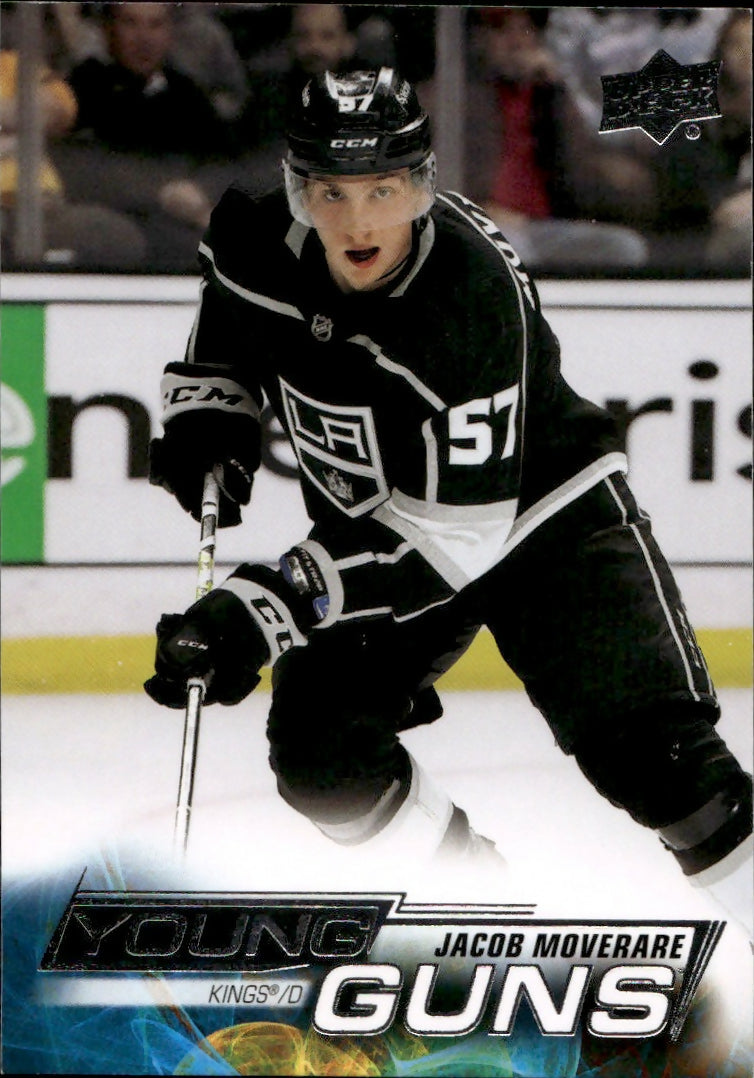 2022-23 Upper Deck Series 1 Hockey - Base - Young Guns #226 Jacob Moverare - Los Angeles Kings - A