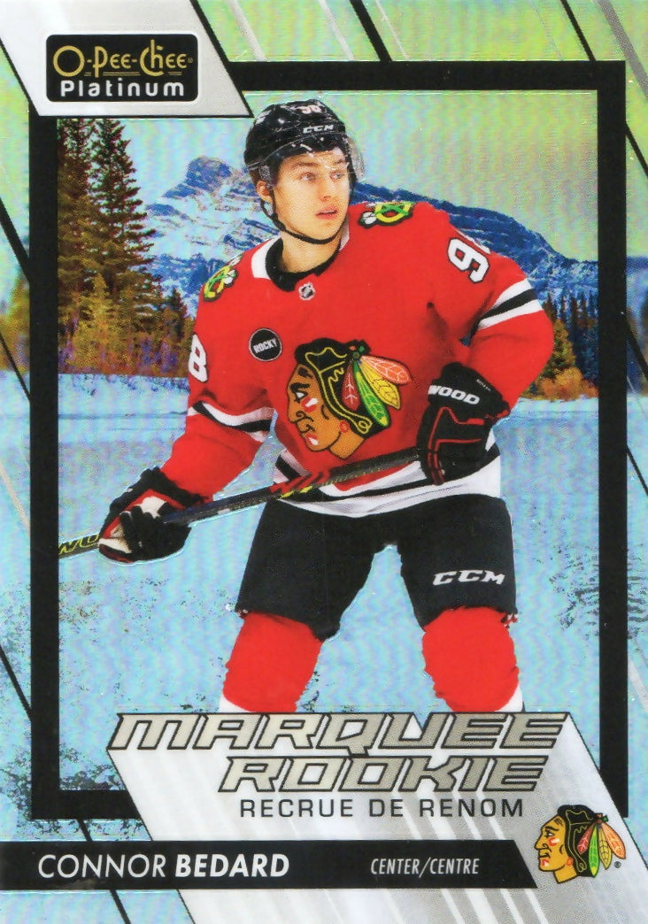 2023-24 Upper Deck O-Pee-Chee Platinum Hockey - Base - Marquee Rookie #201 Connor Bedard - Chicago Blackhawks - A