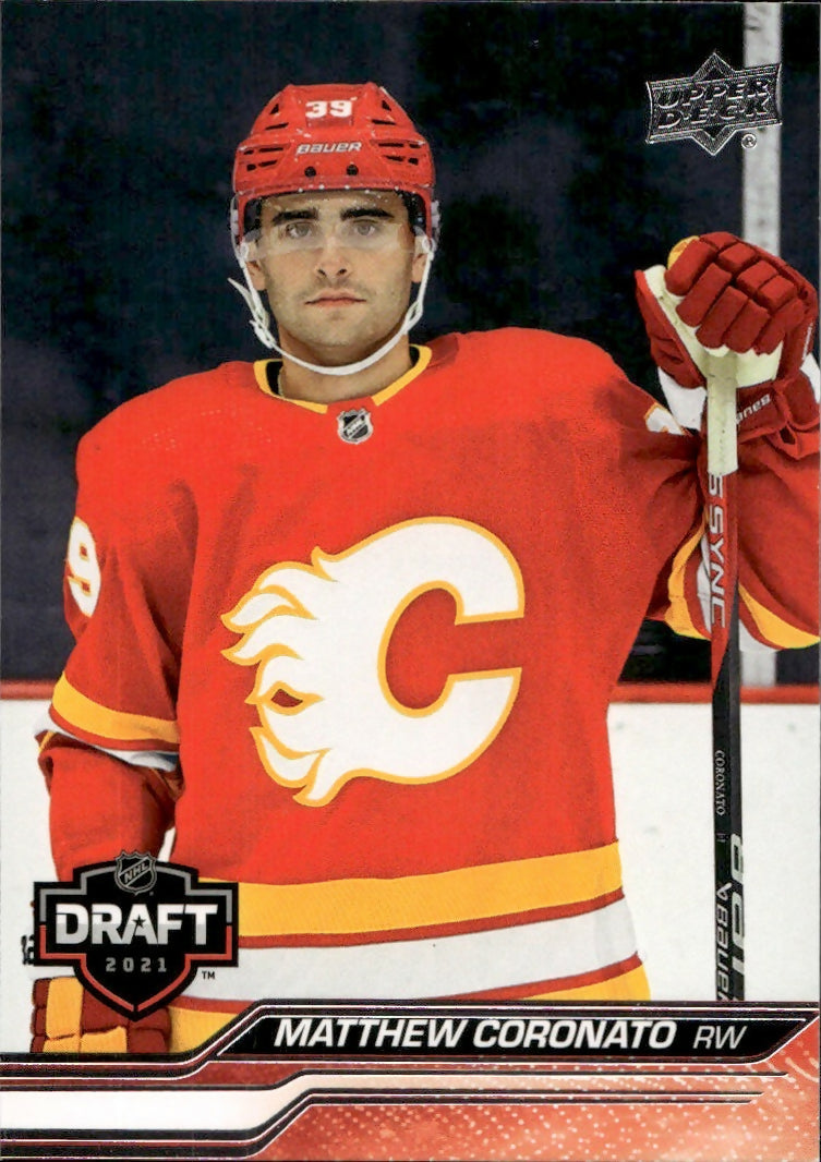 2023-24 Upper Deck Extended Series - Base - 1st Round Rookies #741 Matthew Coronato - Calgary Flames - A