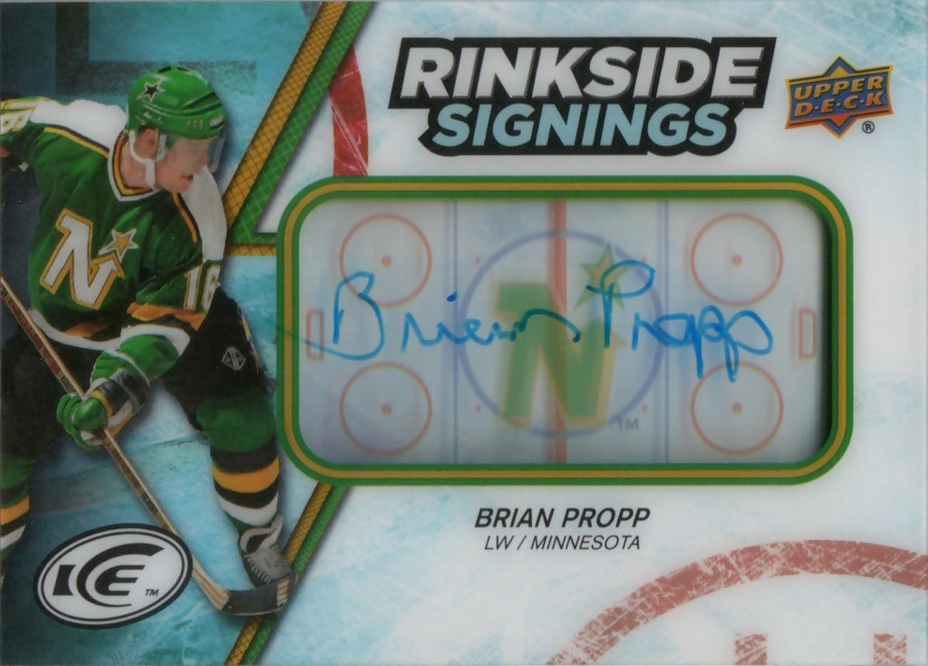 2017-18 Upper Deck Ice Hockey - Rinkside Signings #RS-BP Brian Propp - Minnesota Wild