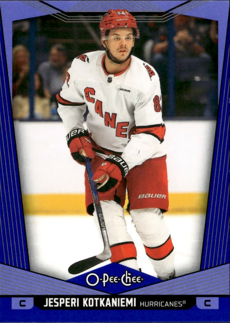 2024-25 Upper Deck O-Pee-Chee - Base - Blue #102 Jesperi Kotkaniemi - Carolina Hurricanes - A