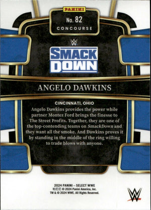 2024 Panini Select WWE - Concourse #82 Angelo Dawkins - B