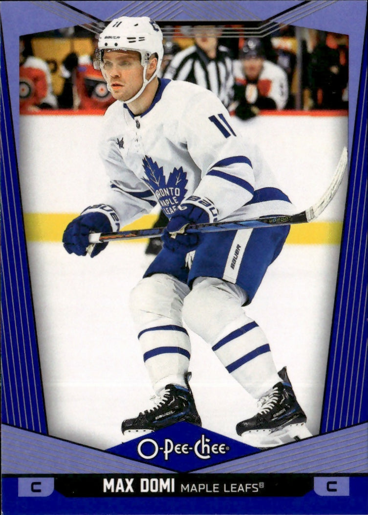 2024-25 Upper Deck O-Pee-Chee - Base - Blue #318 Max Domi - Toronto Maple Leafs - A