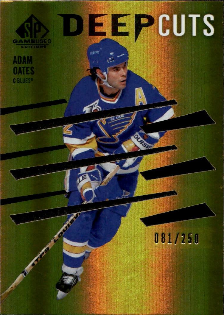 2023-24 Upper Deck SP Game Used Hockey - Deep Cuts :250 #DC-88 Adam Oates - St. Louis Blues - A
