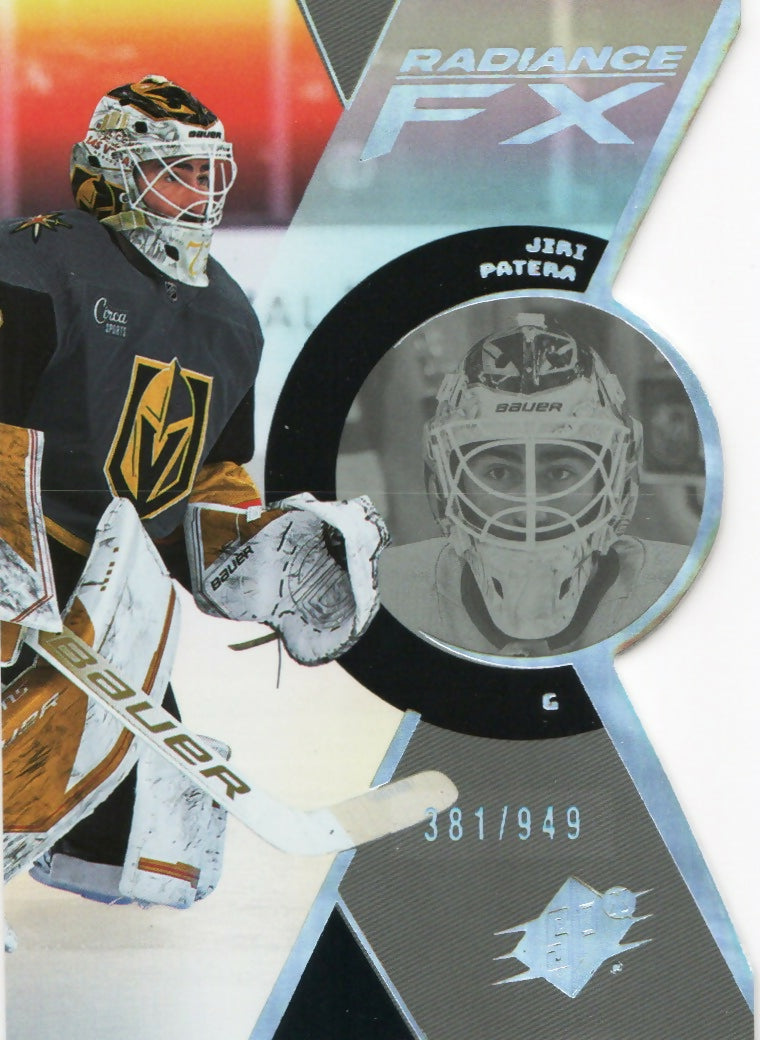 2023-24 Upper Deck SPX Hockey - Radiance F:X :949 #FRX-81 Jiri Patera - Vegas Golden Knights - A