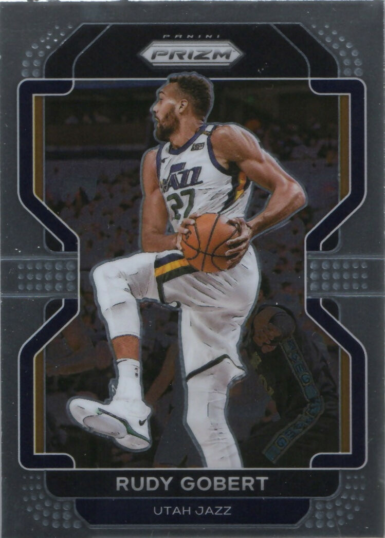 2021-22 Panini Prizm Basketball - Base # 239 Rudy Gobert - Utah Jazz