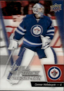 2015-16 Upper Deck Full Force Hockey - 3D Full Force Freshman #122 Connor Hellebuyck - Winnipeg Jets