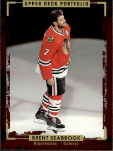 2015-16 Upper Deck Portfolio Hockey - Base #2 Brent Seabrook - Chicago Blackhawks