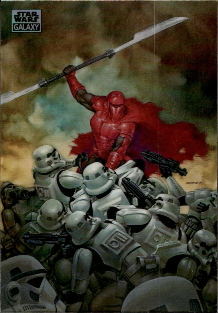 2024 Topps Star Wars Galaxy Chrome - Base - Mini Diamond #40 The Crimson Crusader - A