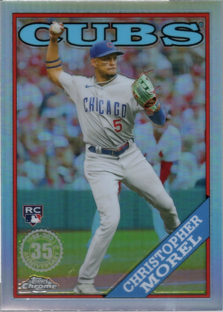 2023 Topps Chrome Baseball - 1988 Topps Baseball #88BC-20 Christopher Morel - Chicago Cubs - A