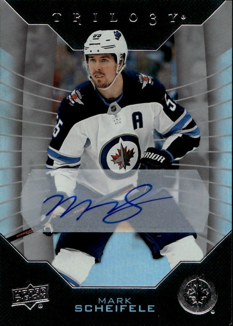 2019-20 Upper Deck Trilogy Hockey - Base - Auto #25 Mark Scheifele - Winnipeg Jets - A