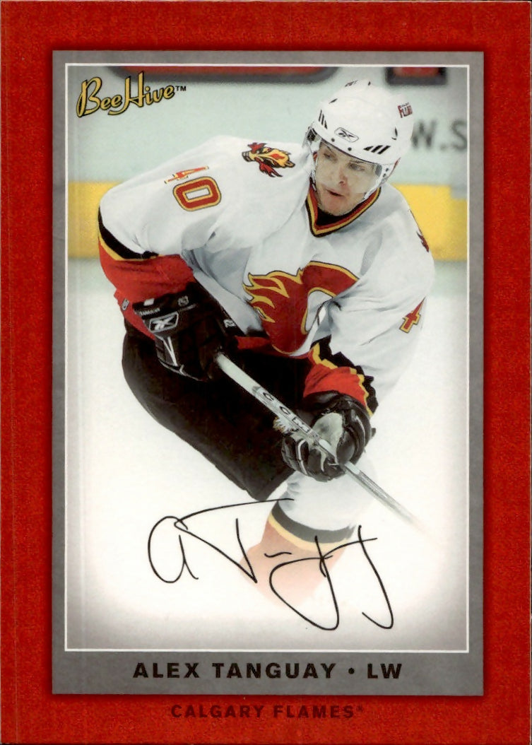 2006-07 Upper Deck - Bee Hive Hockey - Base - Red #87 Alex Tanguay - Calgary Flames - A