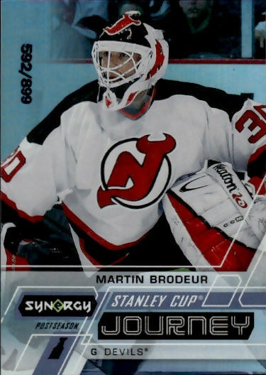 2020-21 Upper Deck Synergy Hockey - Stanley Cup Journey #CJ-MB Martin Brodeur - New Jersey Devils